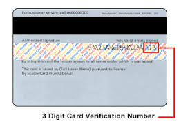 This helps to protect your identity. Credit Card Identification Number Ccid