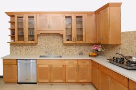 red oak solid wood shaker kitchen
