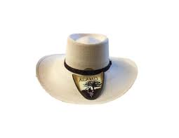 alamo cowboy hat palm leaf flat brim