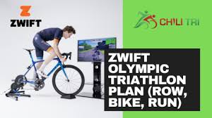 zwift based at home olympic distance