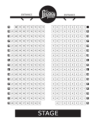 seating chart the legacy theatre