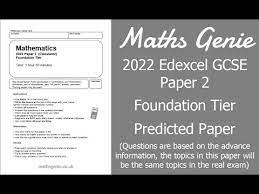 Edexcel 2022 Gcse Maths Paper 2