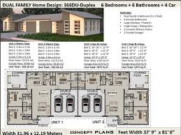 House Plans Duplex Design Spectacular