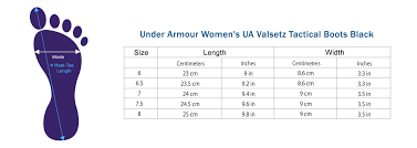 Under Armour Womens Ua Valsetz Tactical Boots Black Size 6