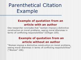 Parenthetical MLA Citation of Textual Evidence    ppt video online     Purdue OWL