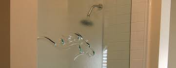 etched glass shower doors sacramento