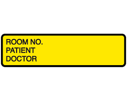 Clp 2 Patient Chart Identification Labels Shamrock Labels