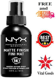 nyx matte finish setting spray