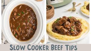 slow cooker beef tips you