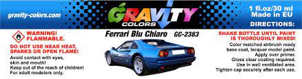 Ferrari Blu Chiaro Gravity Colors