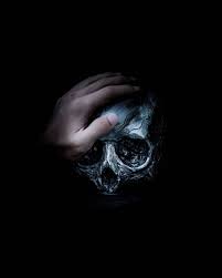 skull black horror wallpaper