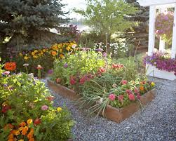 Raised Bed Flower Garden