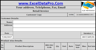 Download 10 Gst Invoice Templates In Excel Exceldatapro