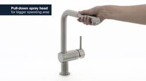 Get 5% in rewards with club o! Grohe Minta Kitchen Faucet L Shaped Spout Product Video Youtube