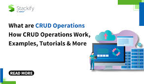 what are crud operations exles