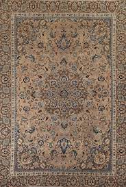 distressed wool mashad persian area rug