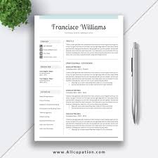 How you present your information has rules that you should follow when selecting your template or formatting your own resume design 2019 Clean Resume Template Modern Cv Template Word Cover Letter Modern Professional Resume Instant Download Mac Pc Francisco Allcupation Optimized Resume Templates For Higher Employability