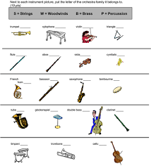 instrument families elementary