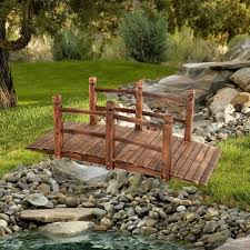 Wooden Garden Bridge Fir Wood Bridge