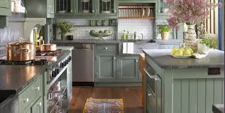 Kitchen cabinets in various colors are popular in the world of design. 31 Green Kitchen Design Ideas Paint Colors For Green Kitchens