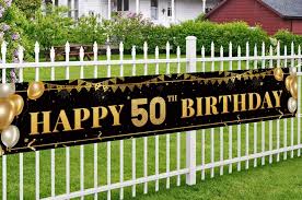 50th birthday party decorations that