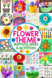 Flower Theme Crafts Math Activities