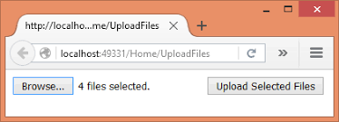 updated upload files in asp net core