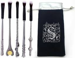 harry potter wand makeup brush set 5