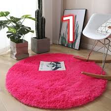 soft pink fluffy carpet for childrens