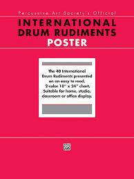 International Drum Rudiments Poster Amazon Co Uk Rob
