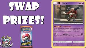 Mime's strongest moveset is confusion & psychic and it has a max cp of 2,228. Detective Pikachu Mr Mime Lets You Swap Prize Cards New Pokemon Card Youtube