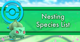 Pokemon Go Nesting Species List Pokemon Go Wiki Gamepress
