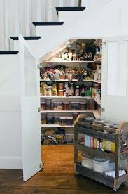Here's how we made this under stairs pantry with a diy sliding barn door to make the shelves, we cut some ½ plywood to the sizes that we wanted. Under Stairs Pantry Stairs In Kitchen Staircase Storage Under Stairs Pantry