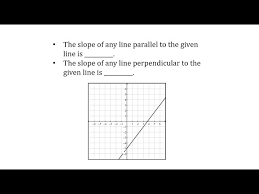 Perpendicular Lines Given A Two Points