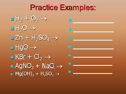 Chemical Reactions Chemistry Lesson