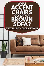 brown couch with accent chair get