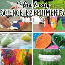 9 easy science experiments to do at