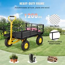Vevor Steel Garden Cart Heavy Duty