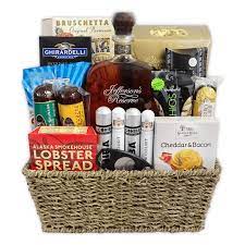 bourbon and cigar gift basket
