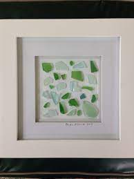 Sea Glass Frame Attach Glass With
