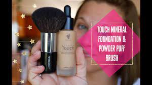 powder foundation powder puff brush