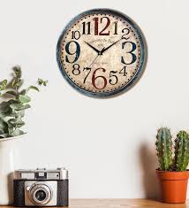 Vintage Design Rusted Look Wall Clock