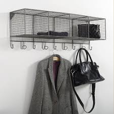 Areglo Wall Storage Coat Rack With 9