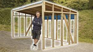 simple shed using only decking boards