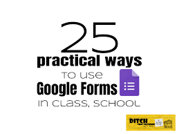 Sometimes, answers are a simple keyword search away. 25 Practical Ways To Use Google Forms In Class School Ditch That Textbook