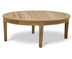 Large Oval Teak Outdoor Coffee Table