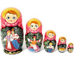 Ukraine Cặp Vợ Chồng Matryoshka Búp Bê Nga Búp Bê Lồng Nhau Matreshka Nga  Nơi Tôi Có Thể Mua Bộ Đồ Chơi Búp Bê Nga 5 Pc - Buy Con Búp Bê