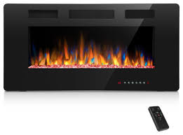 36 ultra thin electric fireplace