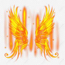light flame wings background wings