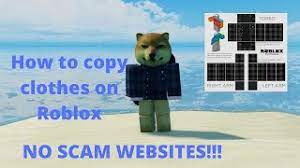 how to copy roblox clothing no scam